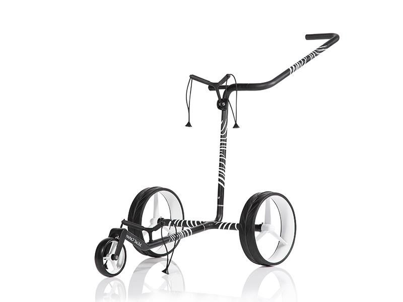 JuCad Carbon Zebra wózek golfowy + torba