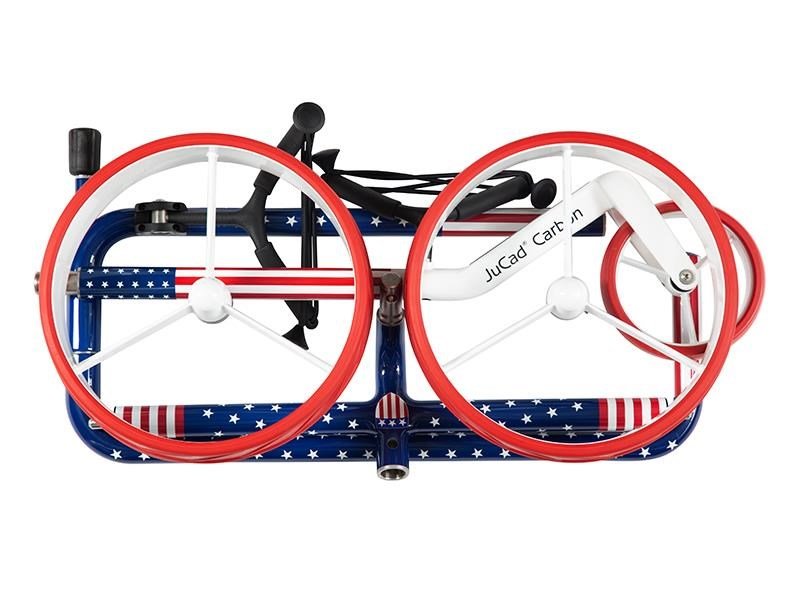 JuCad Carbon USA wózek golfowy + torba