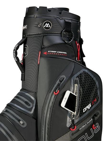 Big Max Aqua Silencio 4 Organizer cart bag, czarny