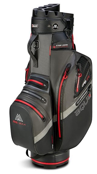 Big Max Aqua Silencio 4 Organizer cart bag, szaro/czarno/czerwony