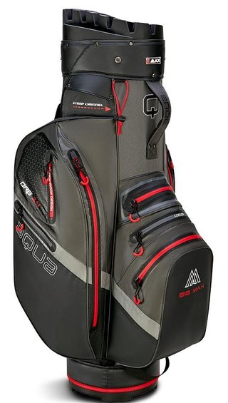 Big Max Aqua Silencio 4 Organizer cart bag, szaro/czarno/czerwony