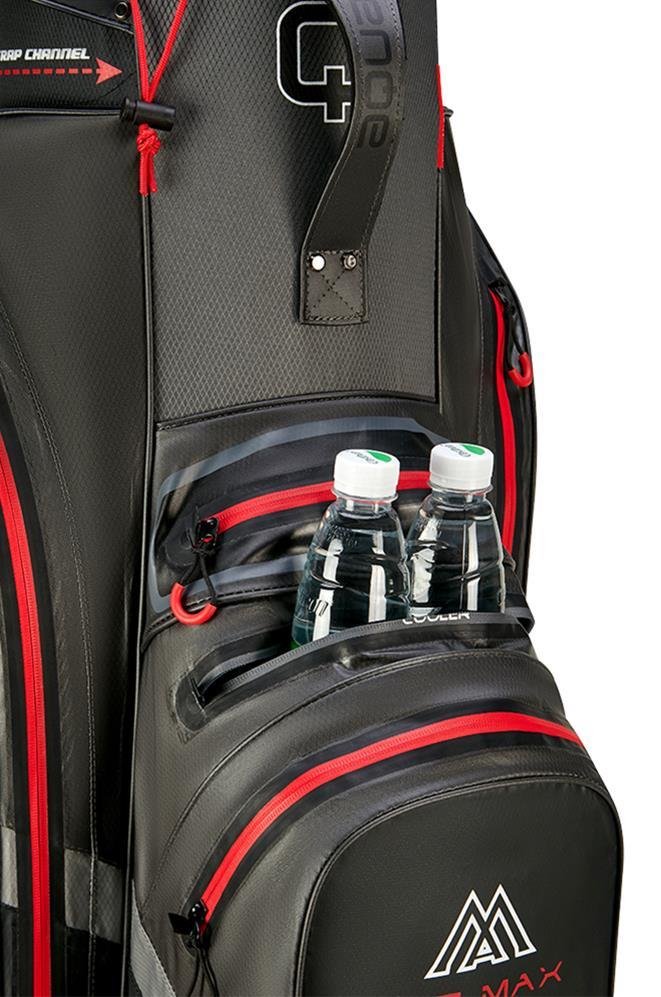 Big Max Aqua Silencio 4 Organizer cart bag, szaro/czarno/czerwony