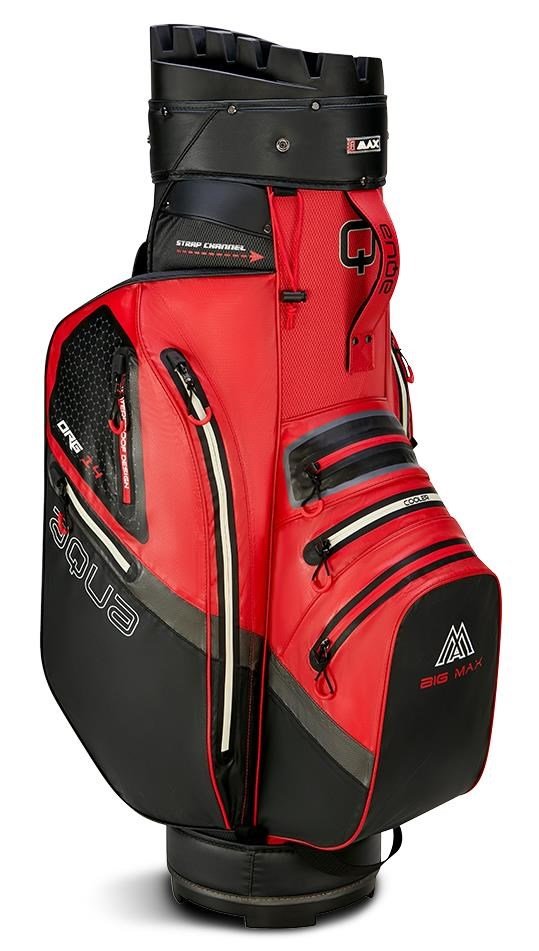 Big Max Aqua Silencio 4 Organizer cart bag, czerwono/czarny