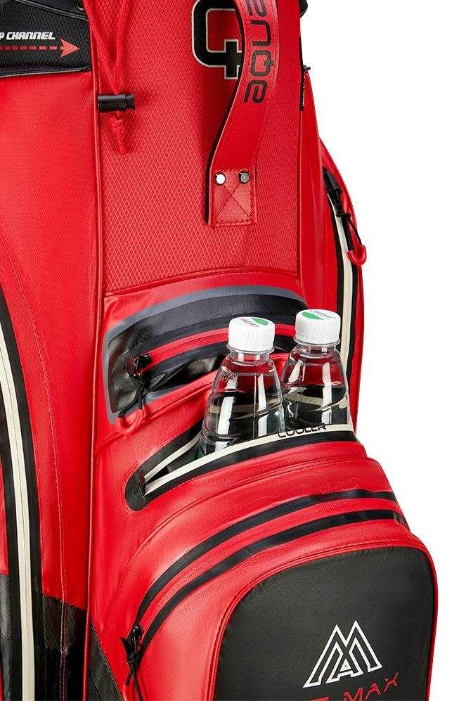 Big Max Aqua Silencio 4 Organizer cart bag, czerwono/czarny