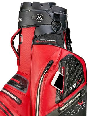 Big Max Aqua Silencio 4 Organizer cart bag, czerwono/czarny