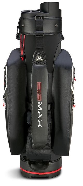 Big Max Aqua Silencio 4 Organizer cart bag, biało/czarno/czerwony