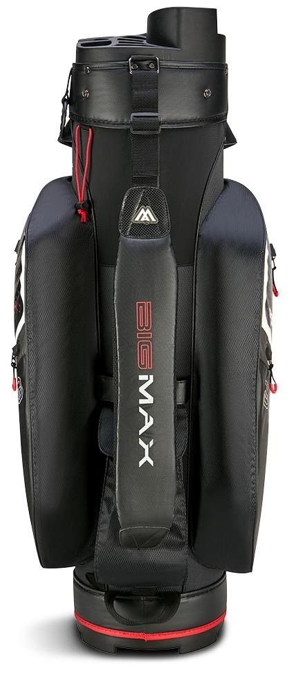 Big Max Aqua Silencio 4 Organizer cart bag, biało/czarno/czerwony