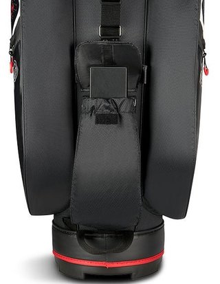 Big Max Aqua Silencio 4 Organizer cart bag, biało/czarno/czerwony