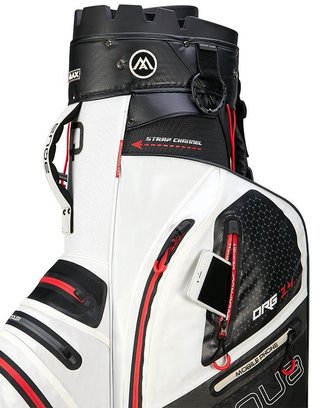 Big Max Aqua Silencio 4 Organizer cart bag, biało/czarno/czerwony