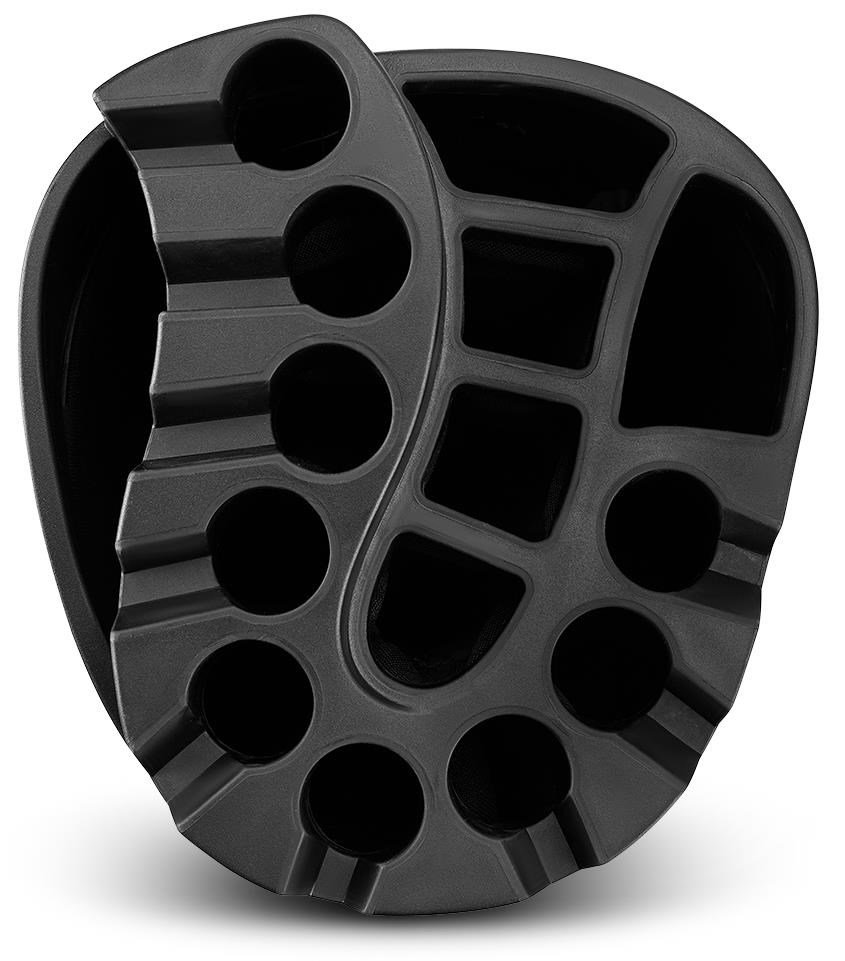 Big Max Aqua Silencio 4 Organizer cart bag, biało/czarno/czerwony