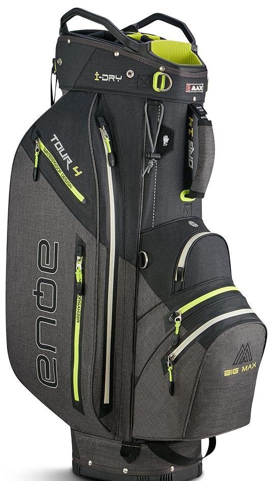 Big Max Aqua Tour 4 cart bag, czarno/szaro/limonkowy