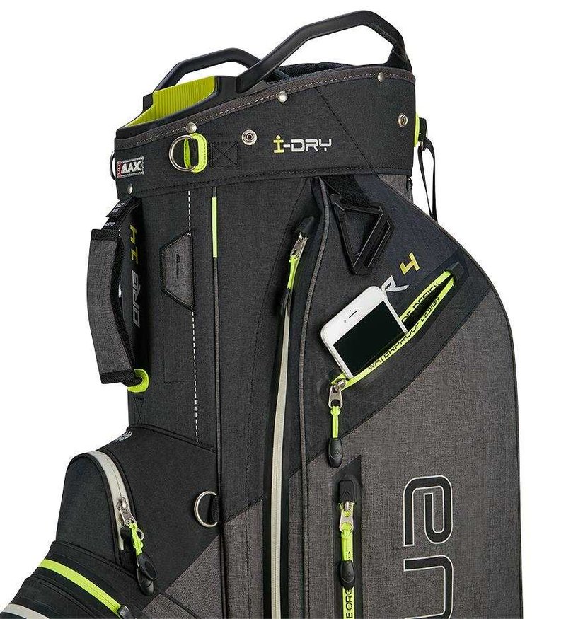 Big Max Aqua Tour 4 cart bag, czarno/szaro/limonkowy