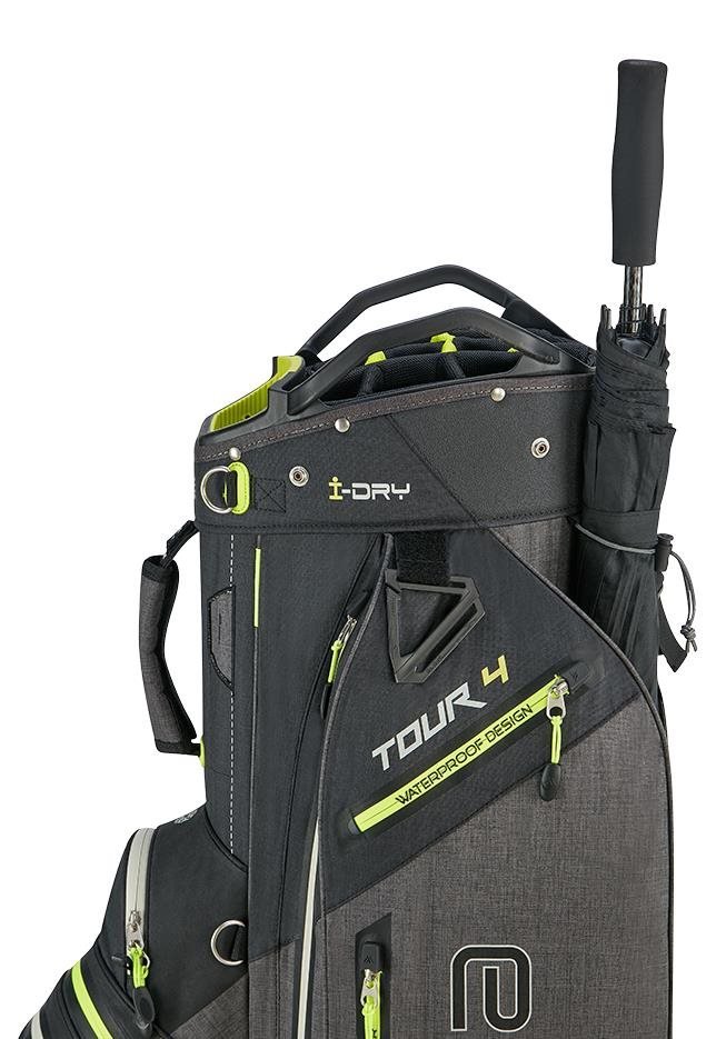 Big Max Aqua Tour 4 cart bag, czarno/szaro/limonkowy