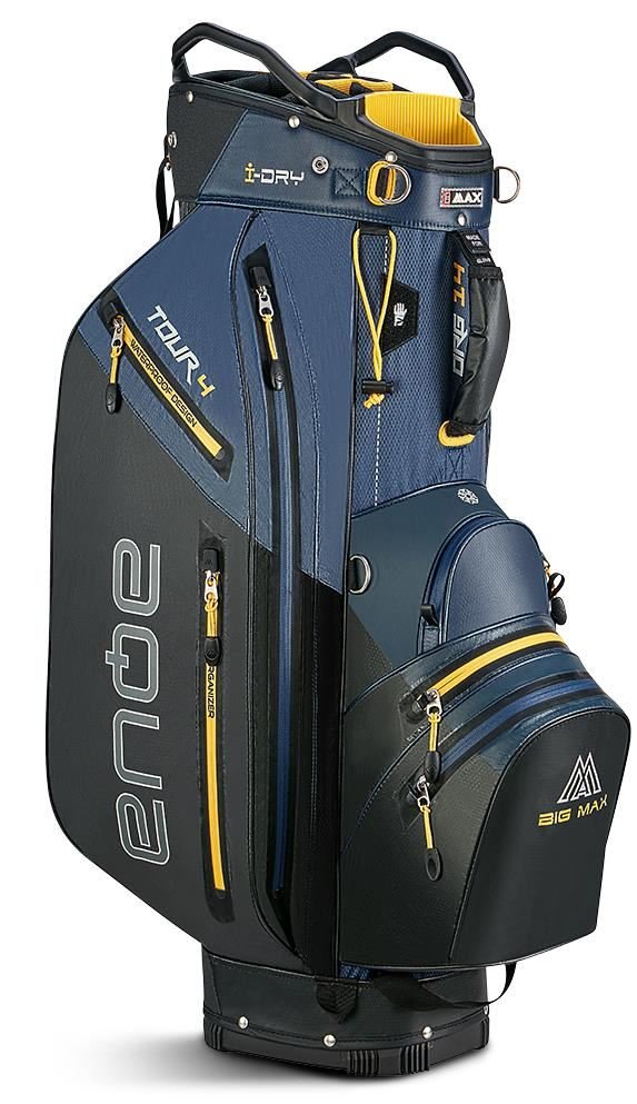 Big Max Aqua Tour 4 cart bag, granatowo/czarno/żółty