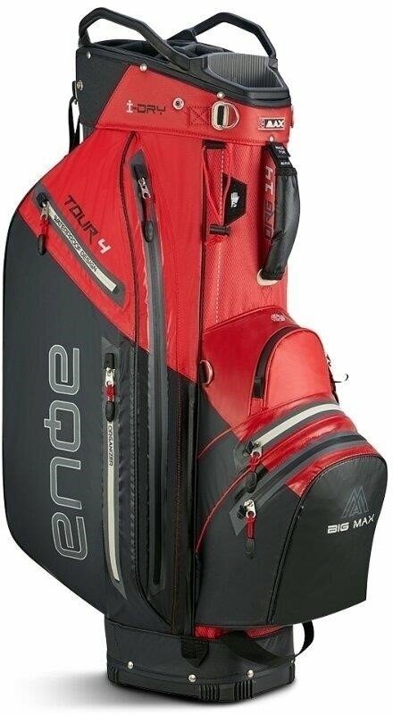Big Max Aqua Tour 4 cart bag, czerwono/czarny