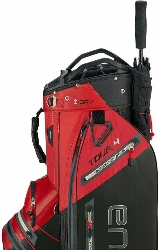 Big Max Aqua Tour 4 cart bag, czerwono/czarny
