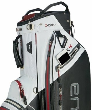 Big Max Aqua Tour 4 cart bag, white/black/merlot