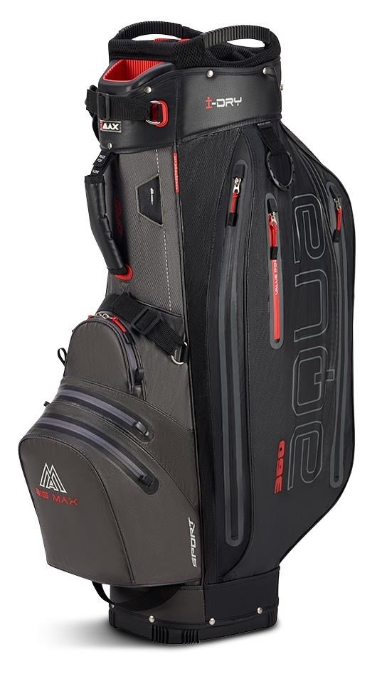 Big Max Aqua Sport 360 cart bag, szaro/czarno/czerwony