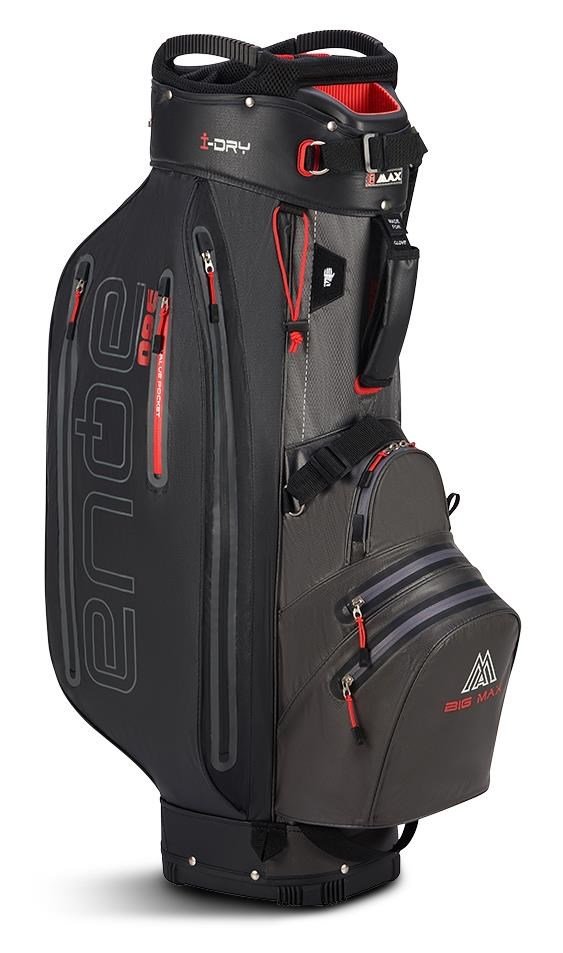 Big Max Aqua Sport 360 cart bag, szaro/czarno/czerwony