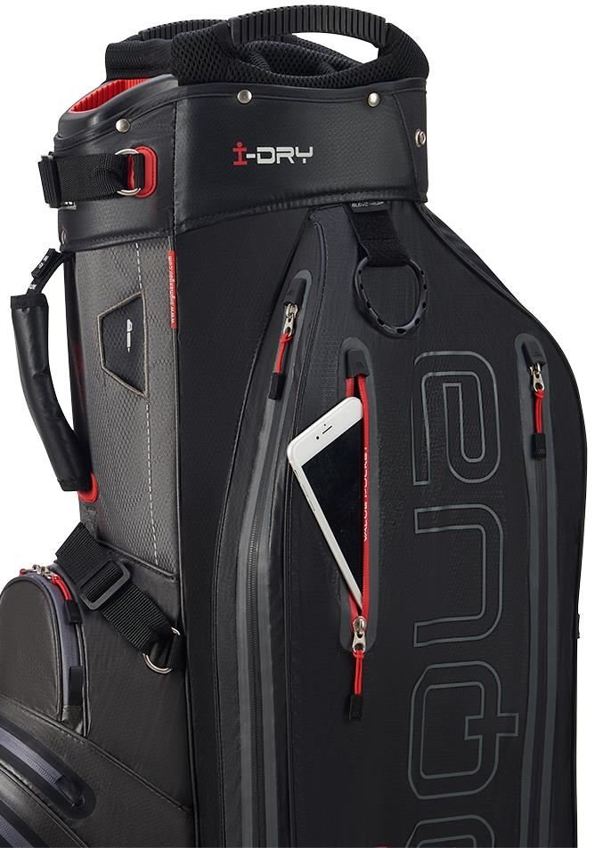 Big Max Aqua Sport 360 cart bag, szaro/czarno/czerwony