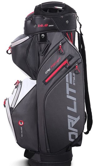 Big Max Dri Lite Style cart bag, szaro/biało/czerwony