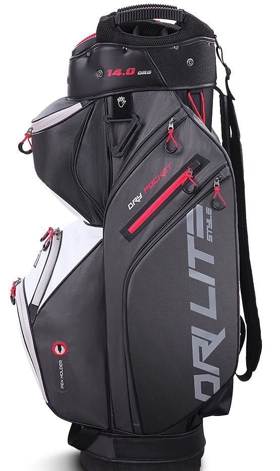 Big Max Dri Lite Style cart bag, szaro/biało/czerwony