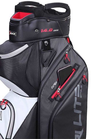 Big Max Dri Lite Style cart bag, szaro/biało/czerwony