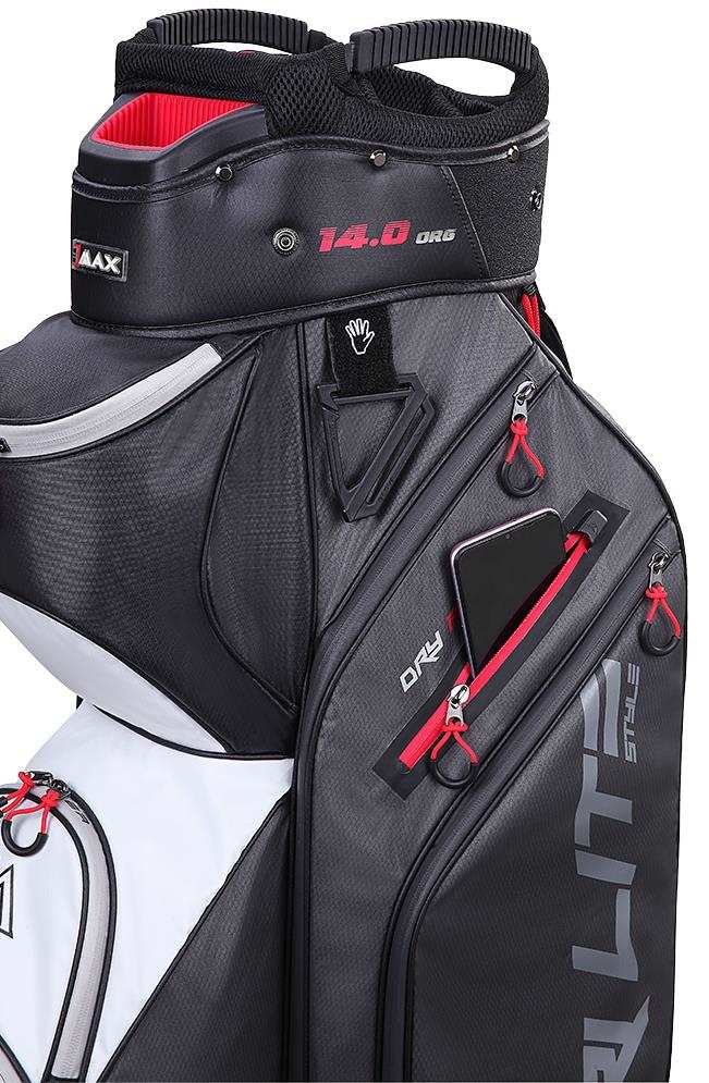 Big Max Dri Lite Style cart bag, szaro/biało/czerwony