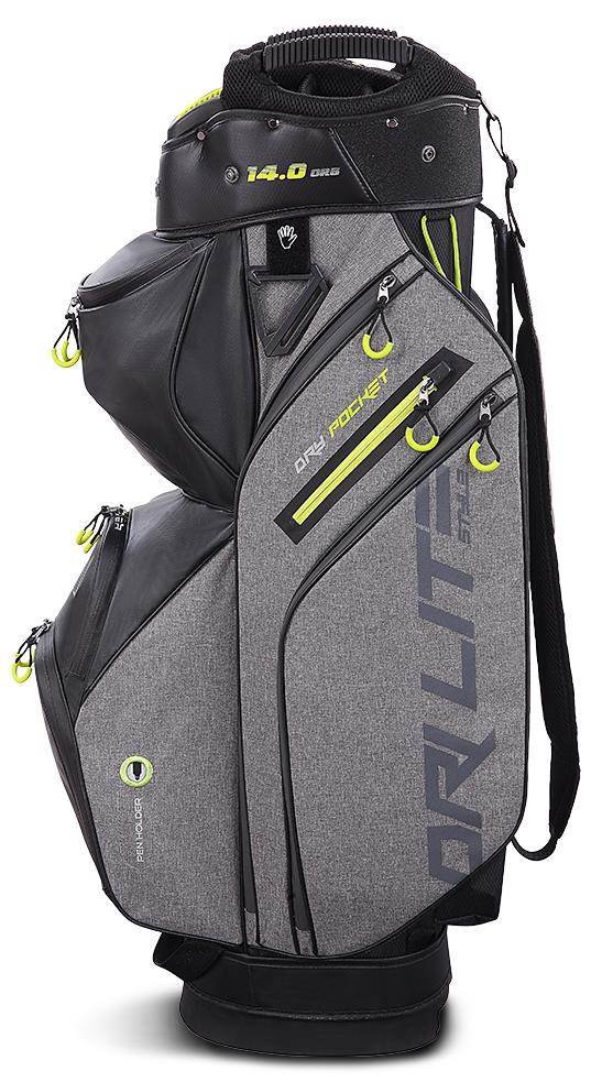 Big Max Dri Lite Style cart bag, szaro/czarno/limonkowy