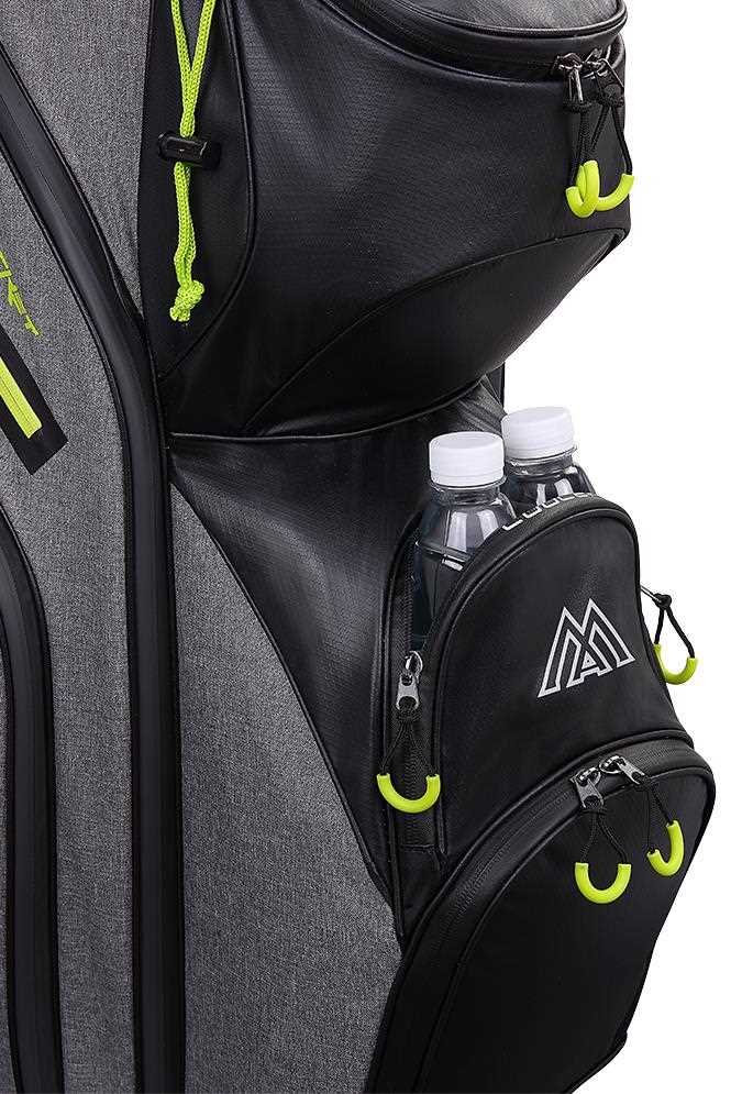 Big Max Dri Lite Style cart bag, szaro/czarno/limonkowy