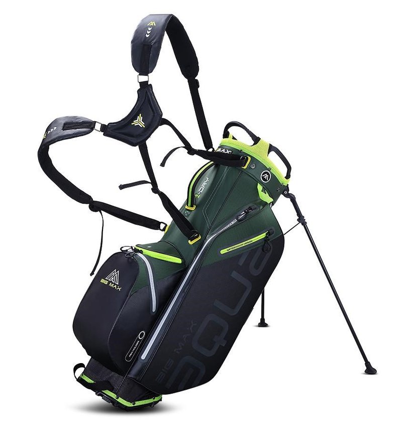 Big Max Aqua Eight G stand bag, forest green/black/lime