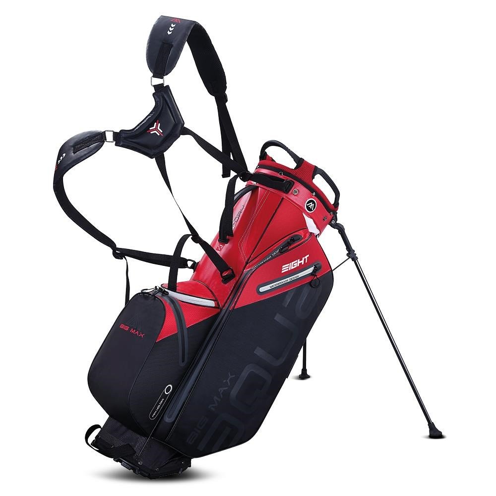 Big Max Aqua Eight G stand bag, czerwono/czarny