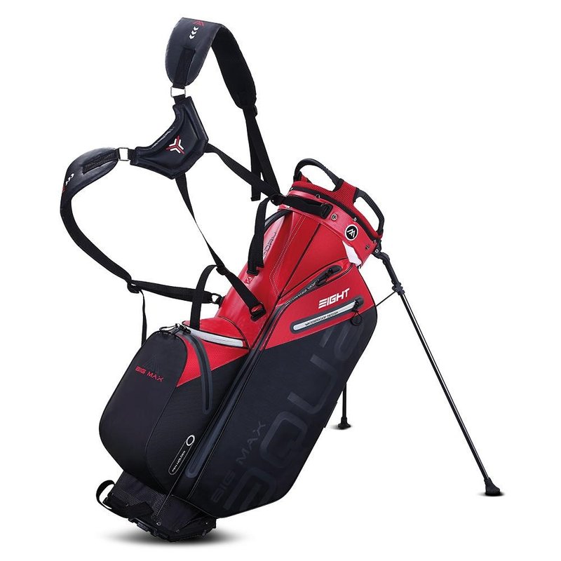 Big Max Aqua Eight G stand bag, czerwono/czarny