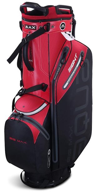 Big Max Aqua Eight G stand bag, czerwono/czarny