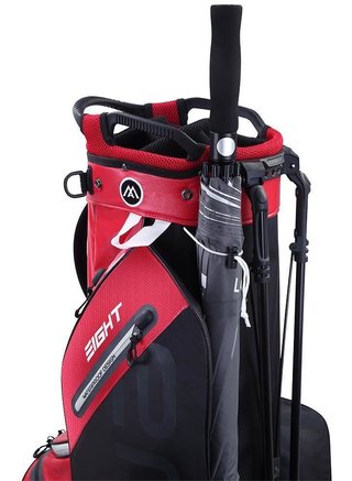Big Max Aqua Eight G stand bag, czerwono/czarny