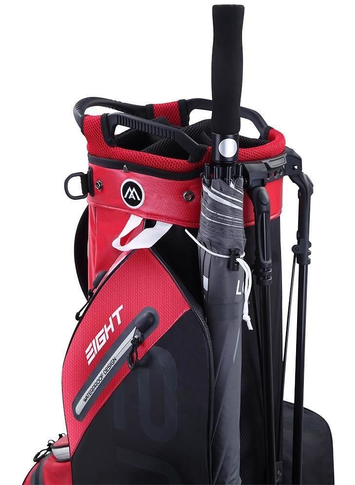 Big Max Aqua Eight G stand bag, czerwono/czarny
