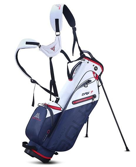 Big Max Aqua Seven G stand bag, biało/granatowo/czerwony