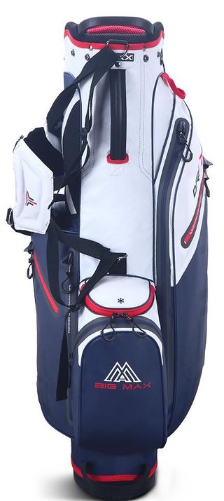 Big Max Aqua Seven G stand bag, biało/granatowo/czerwony