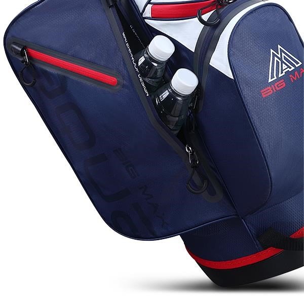 Big Max Aqua Seven G stand bag, biało/granatowo/czerwony