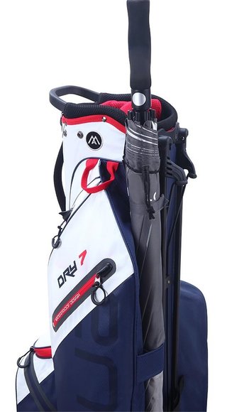 Big Max Aqua Seven G stand bag, biało/granatowo/czerwony