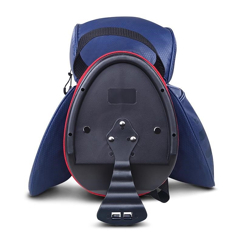 Big Max Aqua Seven G stand bag, biało/granatowo/czerwony
