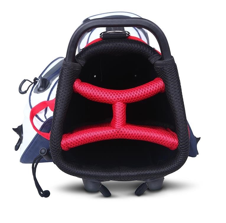Big Max Aqua Seven G stand bag, biało/granatowo/czerwony