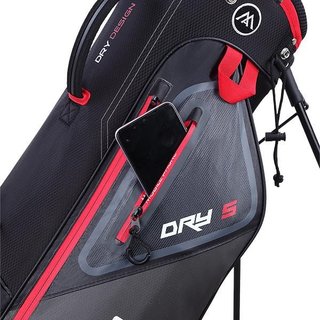 Big Max Dri Lite Seven G stand bag, czarno/czerwony