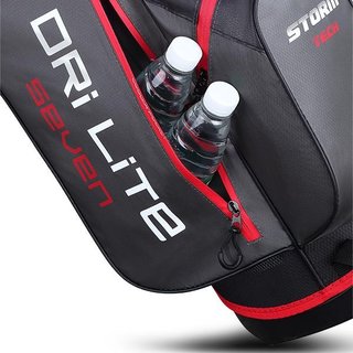 Big Max Dri Lite Seven G stand bag, czarno/czerwony