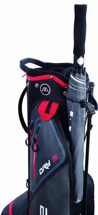 Big Max Dri Lite Seven G stand bag, czarno/czerwony
