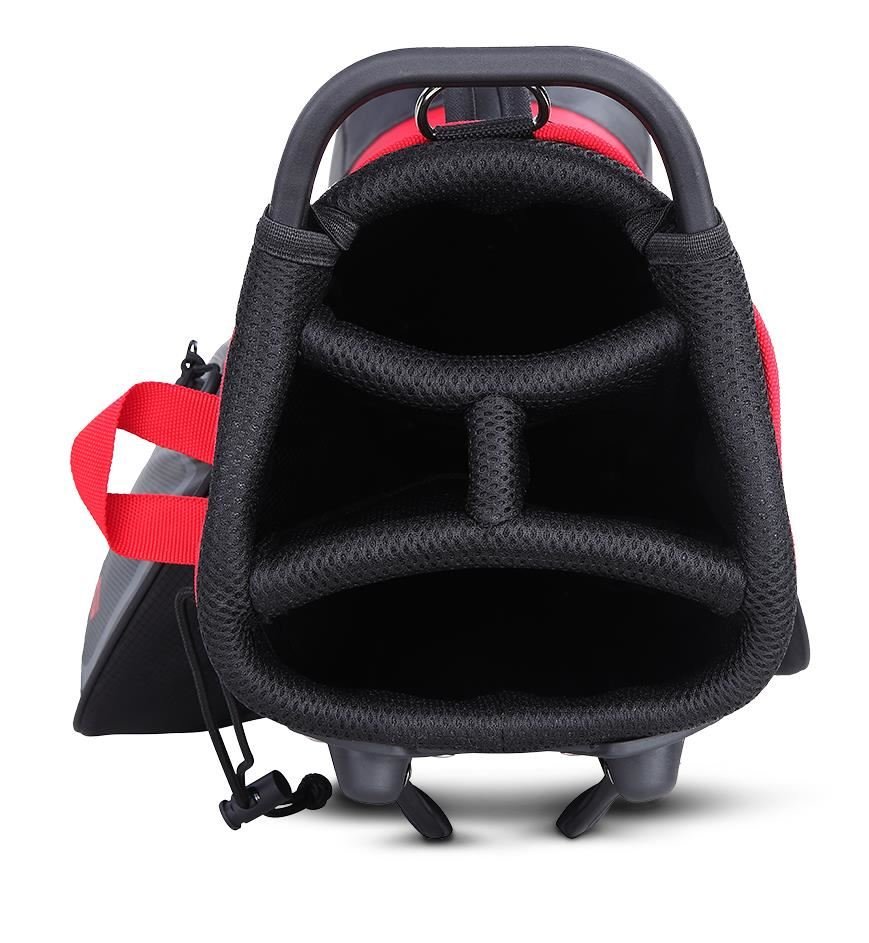 Big Max Dri Lite Seven G stand bag, czarno/czerwony