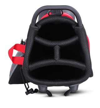 Big Max Dri Lite Seven G stand bag, czarno/czerwony