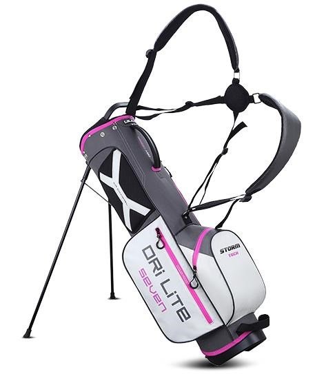 Big Max Dri Lite Seven G stand bag, szary/fuksja/biały
