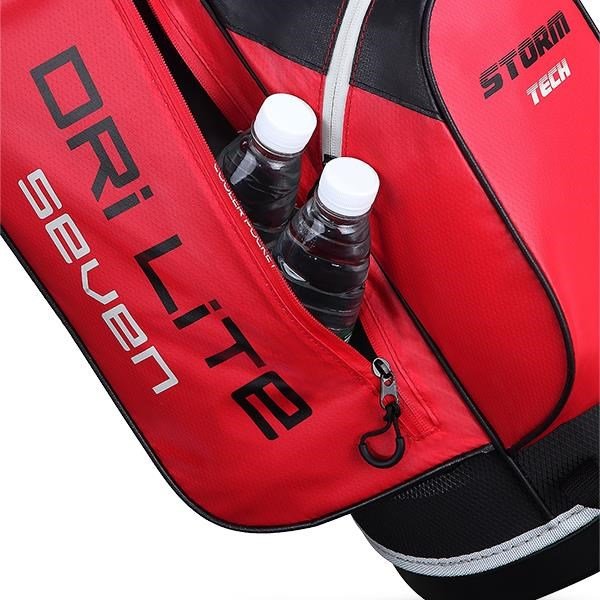 Big Max Dri Lite Seven G stand bag, czerwono/czarny