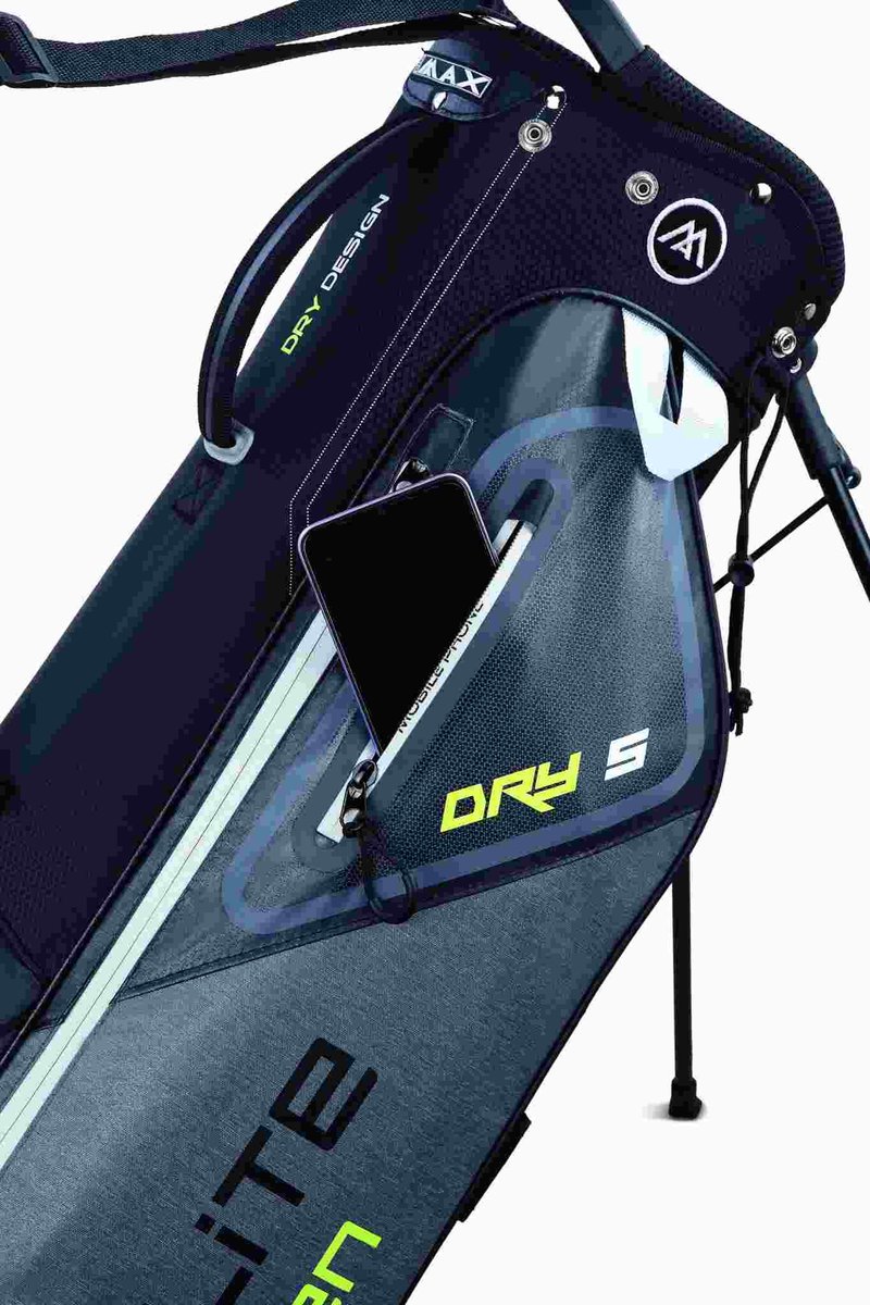 Big Max Dri Lite Seven G stand bag, szaro/limonkowo/czarny
